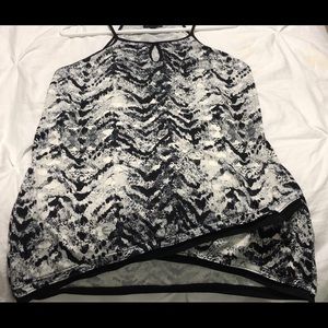 Snake skin print blouse